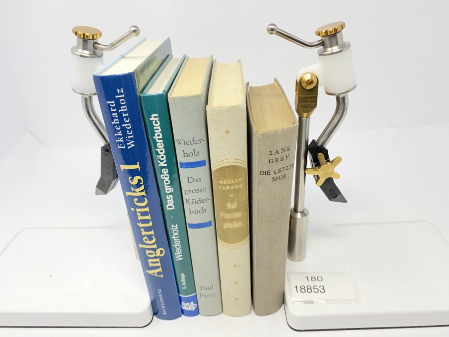 5 Bücher: Anglertricks 1 von Ekkehard Wiederholz, Das große Köderbuch von Ekkehard Wiederholz, Das Große Köderbuch von Ekkehard Wiederholz, Auf Fischerpfaden durch die Welt von Negley Farson, Die letzte Spur Roman von Zane Grey
