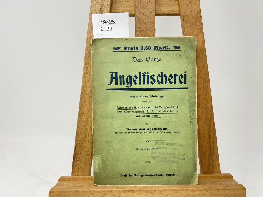 Das Ganze der Angelfischerei nebst einem Anhange, Baron von Ehrenkreutz, 16. Auflage 1904