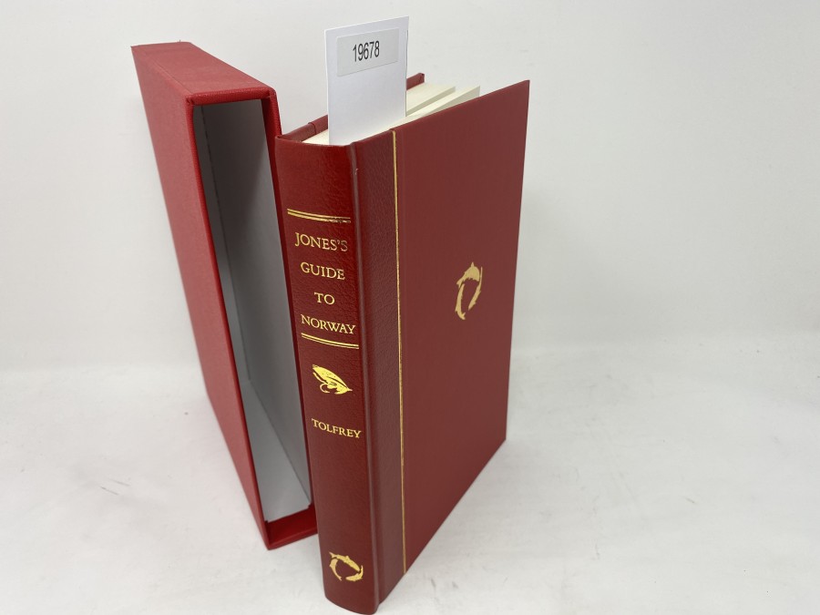 Jones's Guide to Norway, And Salmon´fisher´s Pocket Companion, Frederic Tolfrey, ESQ. Auflage 2000 Stück, im Schuber