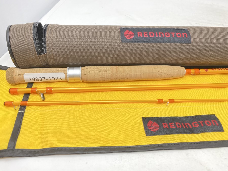 Fliegenrute Reddington Butter Stick, 3tlg., 6", Klasse 3, 360 - 3, Originalfutteral und Transportrohr, sehr guter Zustand