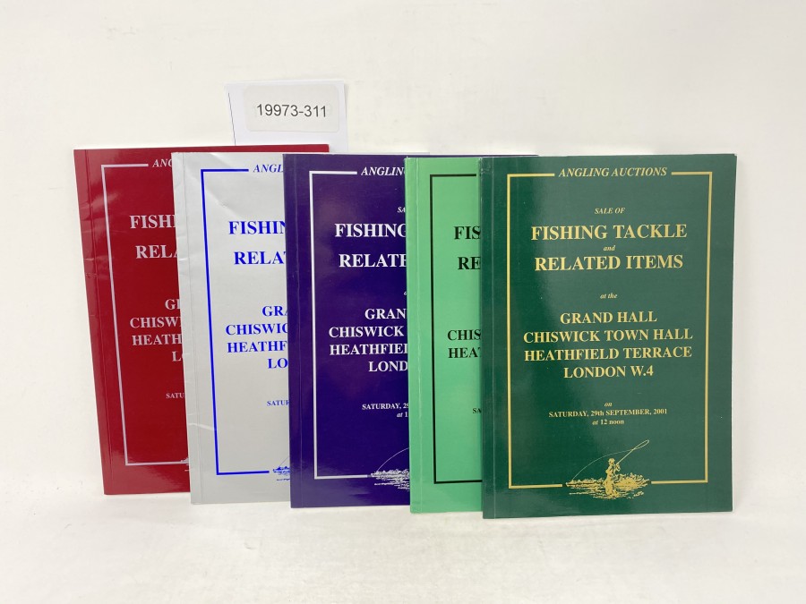 5 Auktionskatalog: Angling Auctions, Neil Freeman, September 2001, March und September 2003, April und October 2002