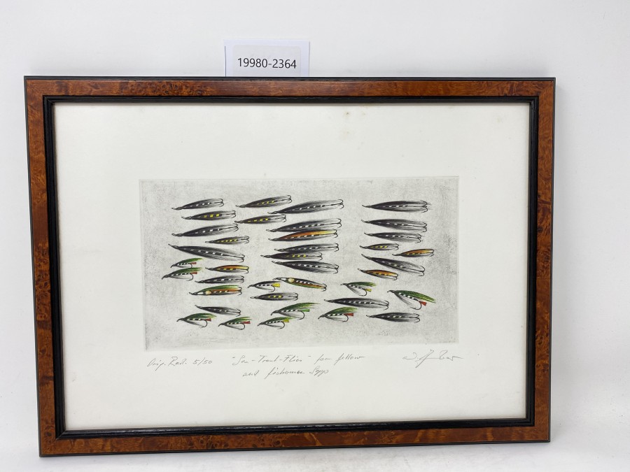 Bild: Sea Trout Flies for fellow and fisherman Sepp, Tambour, Österreich
