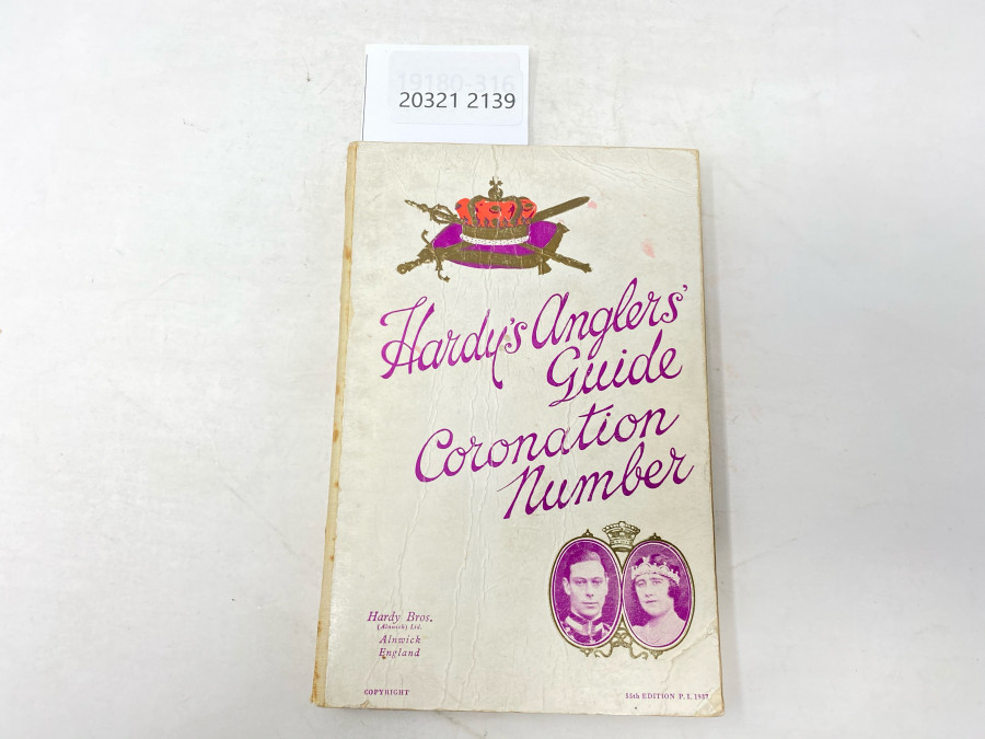 Katalog: Hardy's Anglers' Guide Coronation Number, 55 th. Edition P.I. 1937