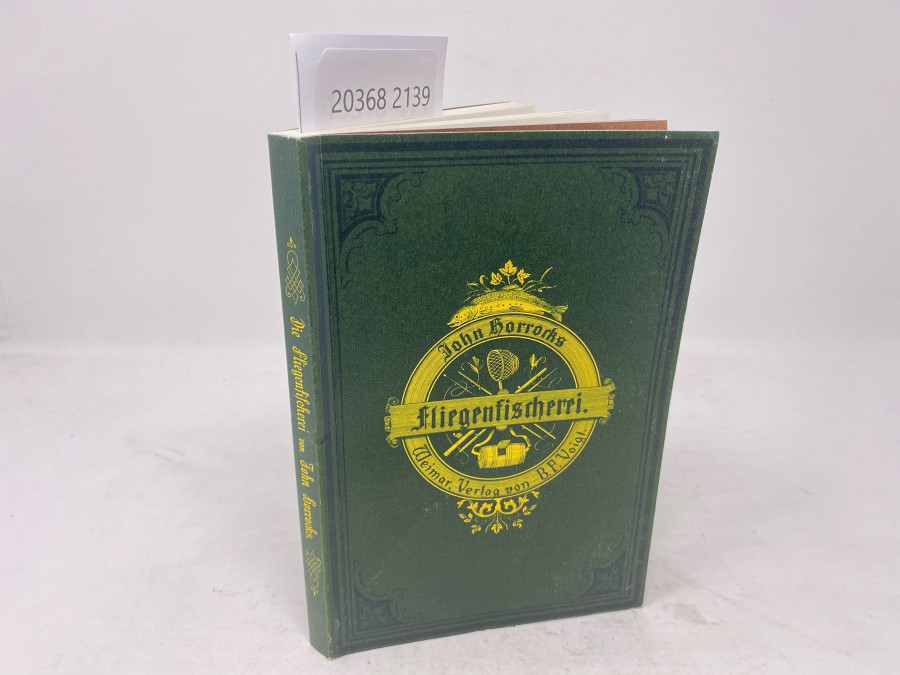 Die Kunst der Fliegenfischerei auf Forellen und Äschen, John Horrocks, Ex libris Dr. Michael Hofmaier, 1982, Paperback
