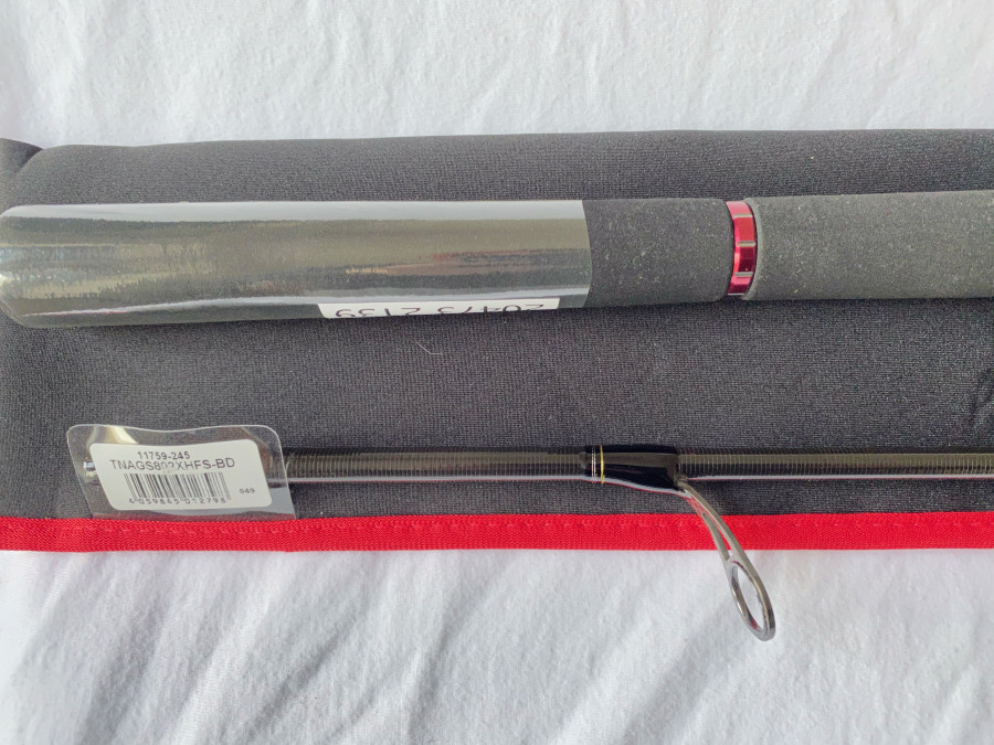 Spinnrute, Daiwa Tournament SW AGS 802XHFS, Modell No.: TNAGS802XHFS-BD, Art No. 11759-245, 2 teilig, 2,40m, CT WT 28-64 gr., Rutentasche, neu