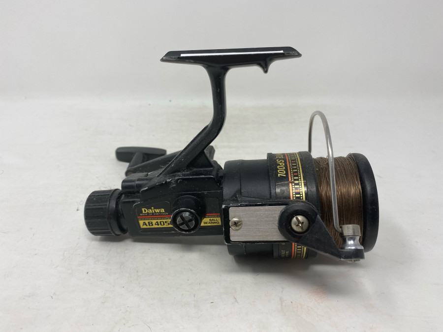 Stationärrolle, Daiwa AB 4050, Graphite Spool, mit Schnur, Gebrauchsspuren
