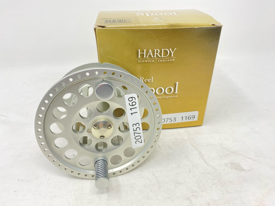 Reservespule für Hardy Lachsfliegenrolle Angel MK I, #11/12, im Originalkarton