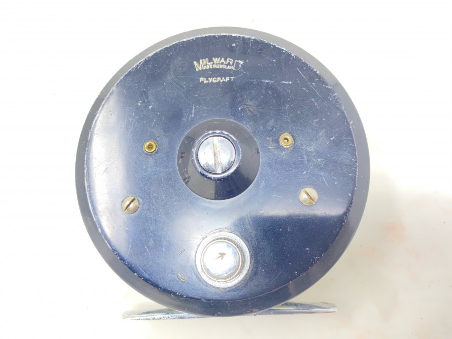 Fliegenrolle Milward Flycraft, Made in England, Rechtshand, Klasse 7/8, Gebrauchsspuren