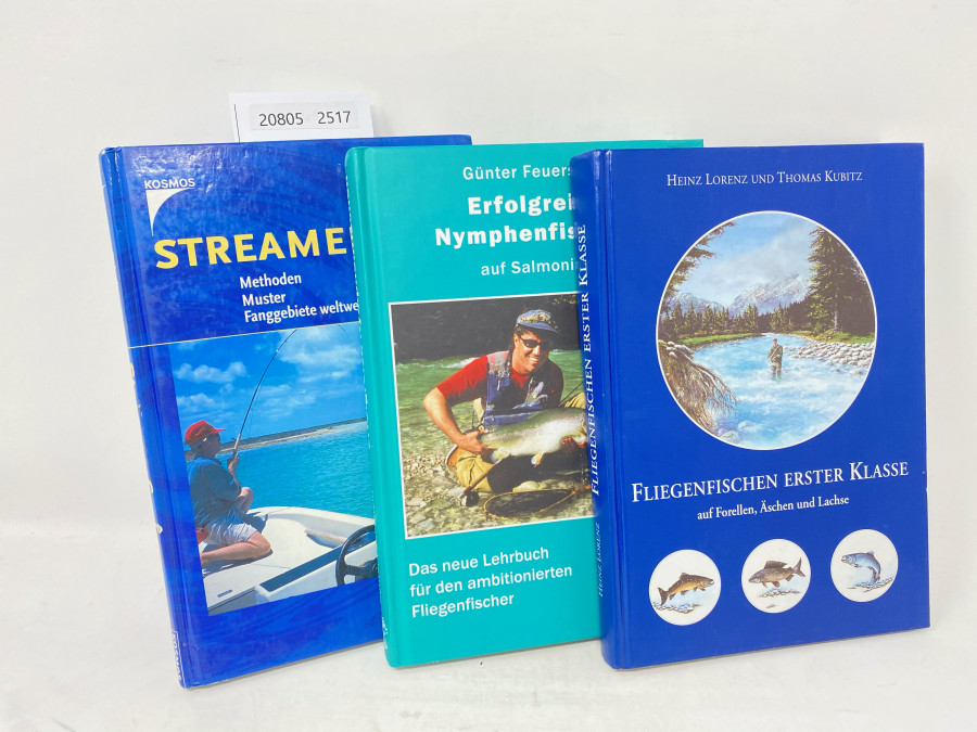 3 Bücher: Fliegenfischen erster Klasse auf Forellen, Äschen und Lachse, 2004; Erfolgreich Nymphenfischen auf Salmoniden, Günter Feuerstein, 2012; STREAMERfischen, Methoden, Muster, Fanggebiete weltweit, Wolfgang Schulte, 2000