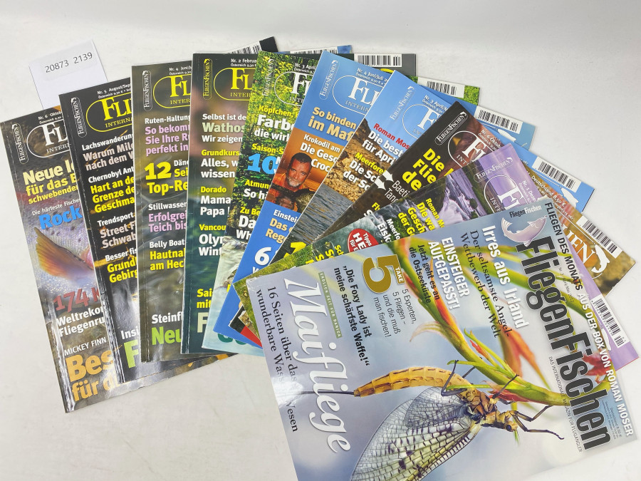 10 Zeitschriften FliegenFischen: 6/2006, 5/2009, 4/2009, 2/2010, 2/2010, 4/2011, 3/2011, 6/2011, 1/2012, 3/2012