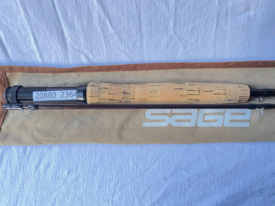 Fliegenrute Sage Graphite II 586 DS, 2tlg., 8.6", #5, Futteral, guter Zustand