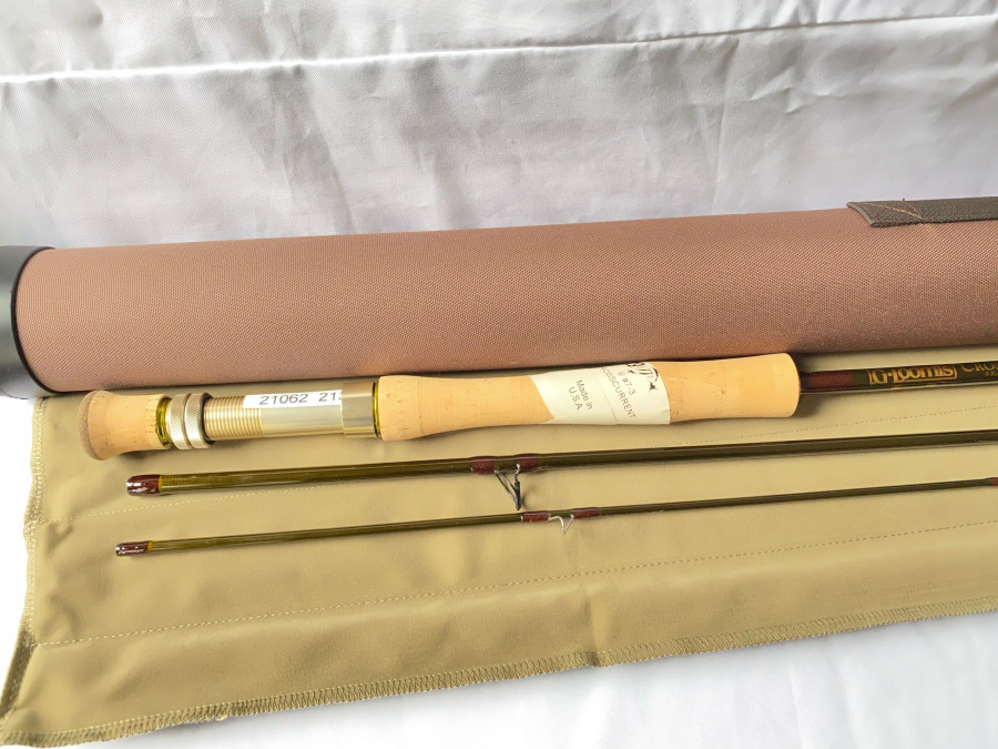 Fliegenrute, Loomis, CrossCurrent, 3tlg., 9", #7, Futter und Schutzrohr, neu und ungefischt