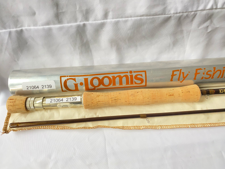 Fliegenrute G.Loomis, Adventure, 2tlg., 9", #9, Futteral, Rutentrasportrohr, neu und ungefischt, Transportlänge 1460mm