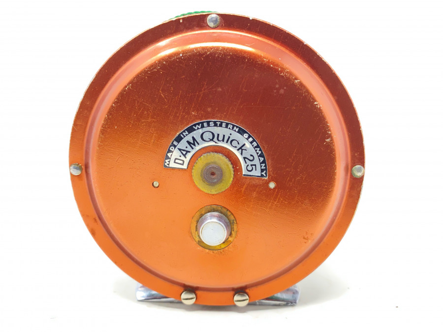 Fliegenrolle, DAM Quick 25, Rechtshand, Gebrauchsspuren