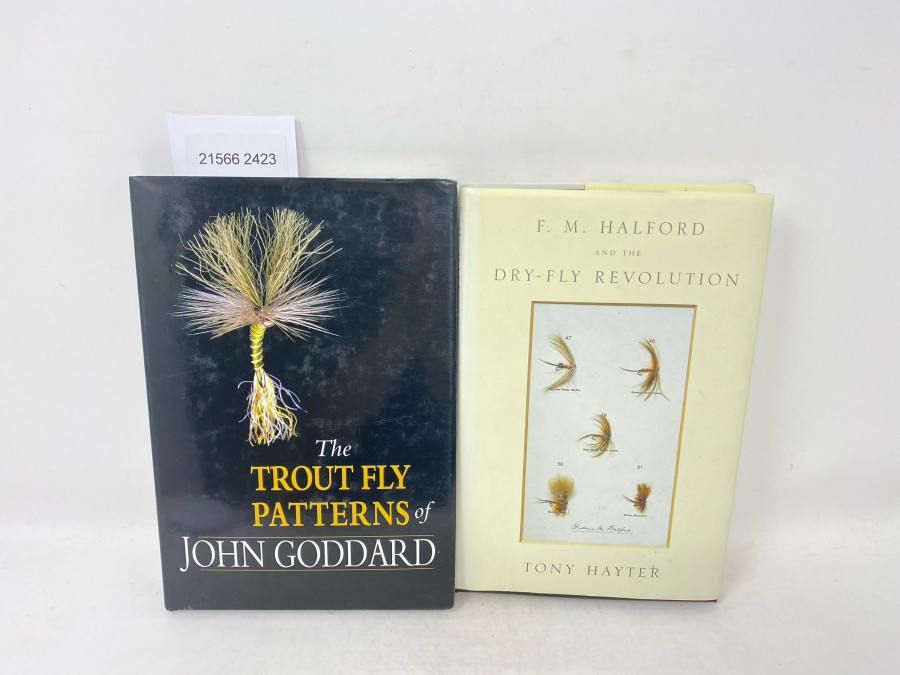 2 Bücher: F.M. Halford and the Dry-Fly Revolution, Tony Hayter, 2002; The Trout Fly Patterns of John Goddard
