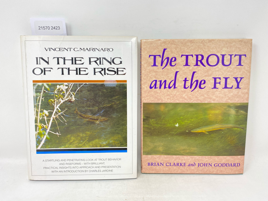 2 Bücher: The Trout and the Fly, Brian Clarke and John Goddard, 1995; In the Ring of the Rise, Vincent C. Marinaro, 1996