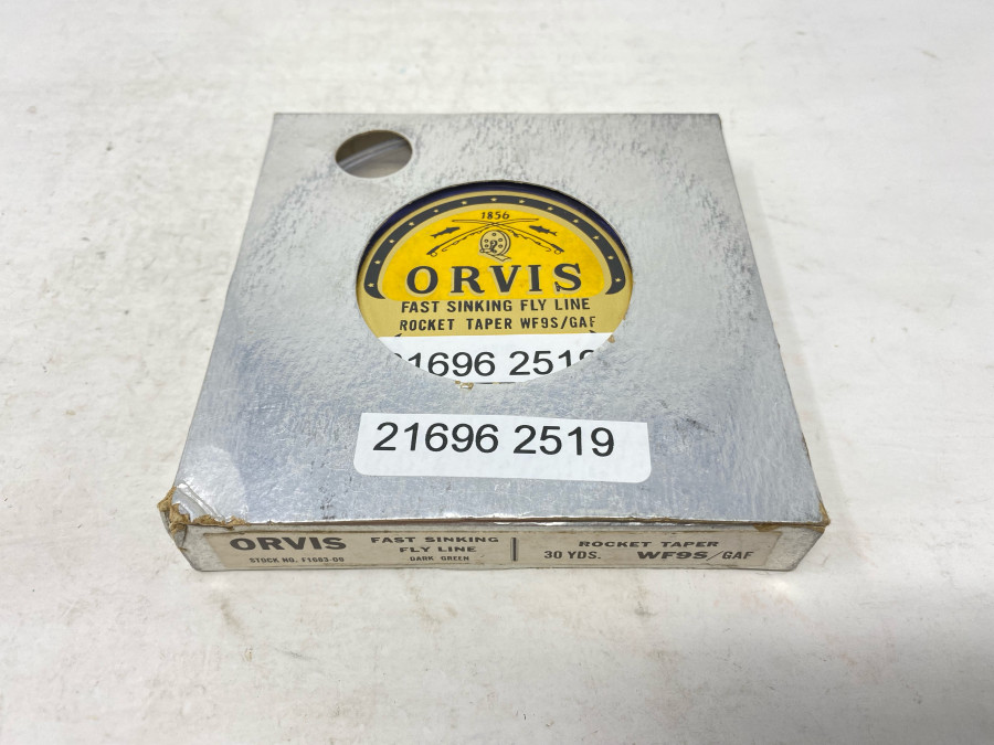 Fliegenschnur: Orivs Fast Sinking Fly Line Rocket Taper WF9S/GAF, ungefischt