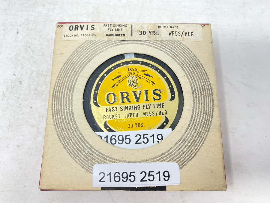 Fliegenschnur: Orivs Fast Sinking Fly Line, Dark Green, WF5S/HEG, ungefischt