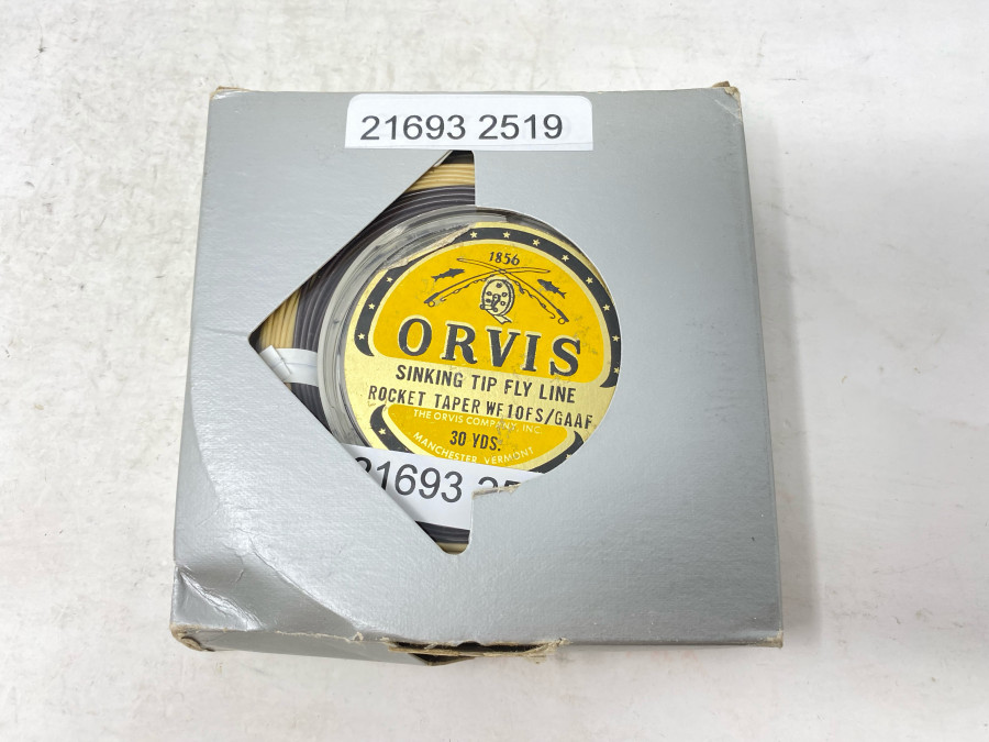 Fliegenschnur: Orvis Sinking Tip Fly Line Rocket Taper WF 10 FS/GAAF, ungefischt