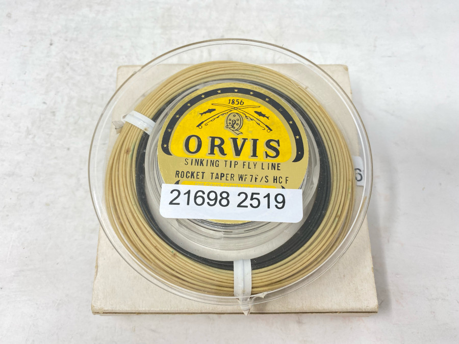 Fliegenschnur: Orvis Sinking Tip Fly Line Rocket Taper WF7F/S HCF, ungefischt
