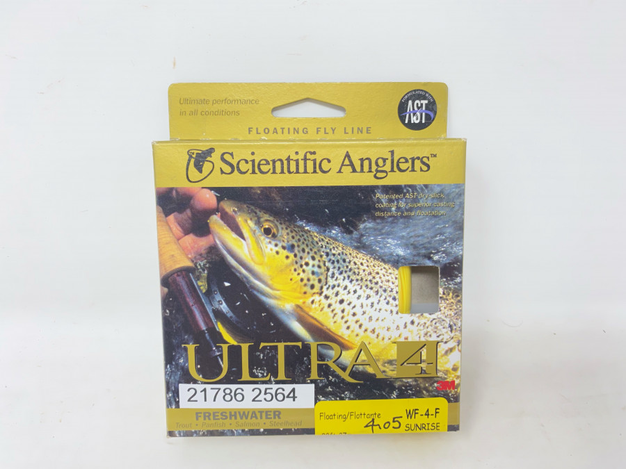 Fliegenschnur, Scientific Anglers Ultra 4, Floating, WF-4-F, neu