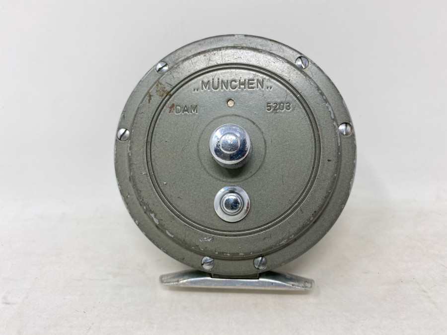 Fliegenrolle, DAM 5203 München, Linkshand, Klasse 6/7, Gebrauchsspuren