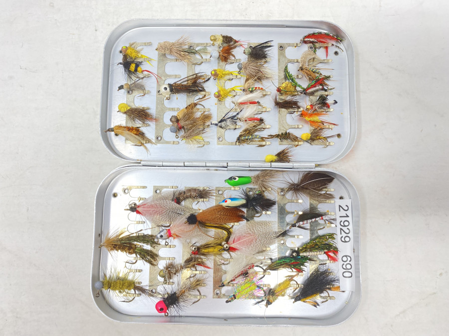 Wheatley Fliegenbox, 119 Clips, 50 Streamer, Nassfliegen, Jig´s und Trockenfliegen