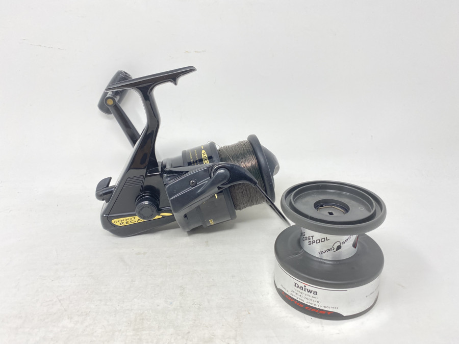 Stationärrolle Daiwa Regal-S 6000T, mit Schnur, Reservespule guter Zustand