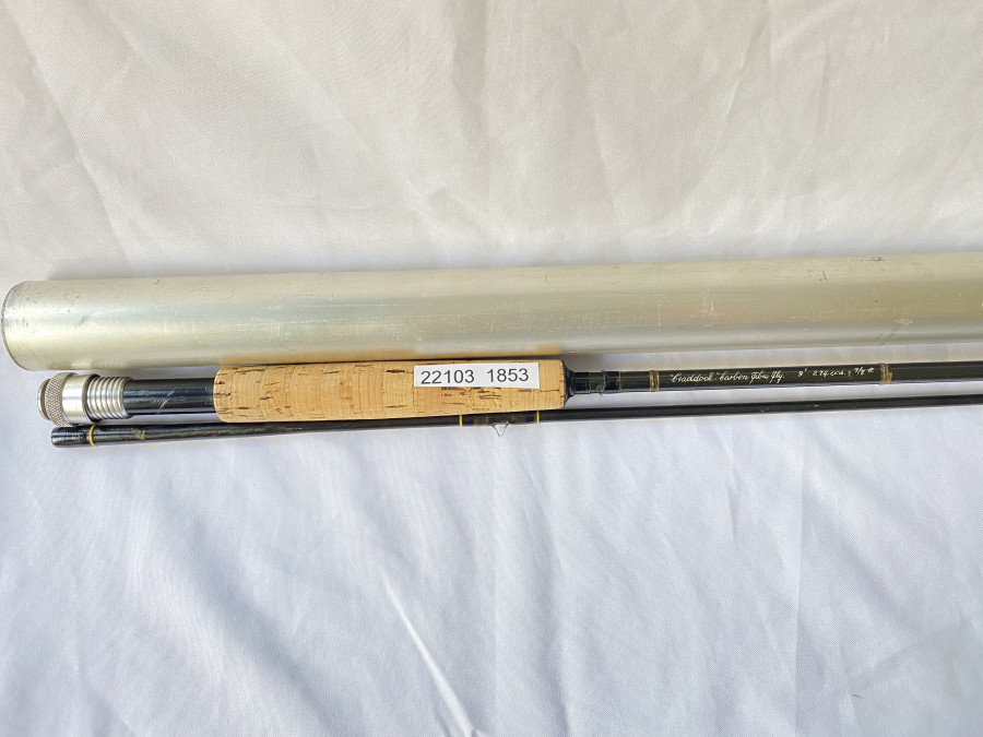 Fliegenrute Craddock Carbon Fibre Fly, 2tlg., 9 ft., #7/8, kein Futteral, Alurohr 155cm