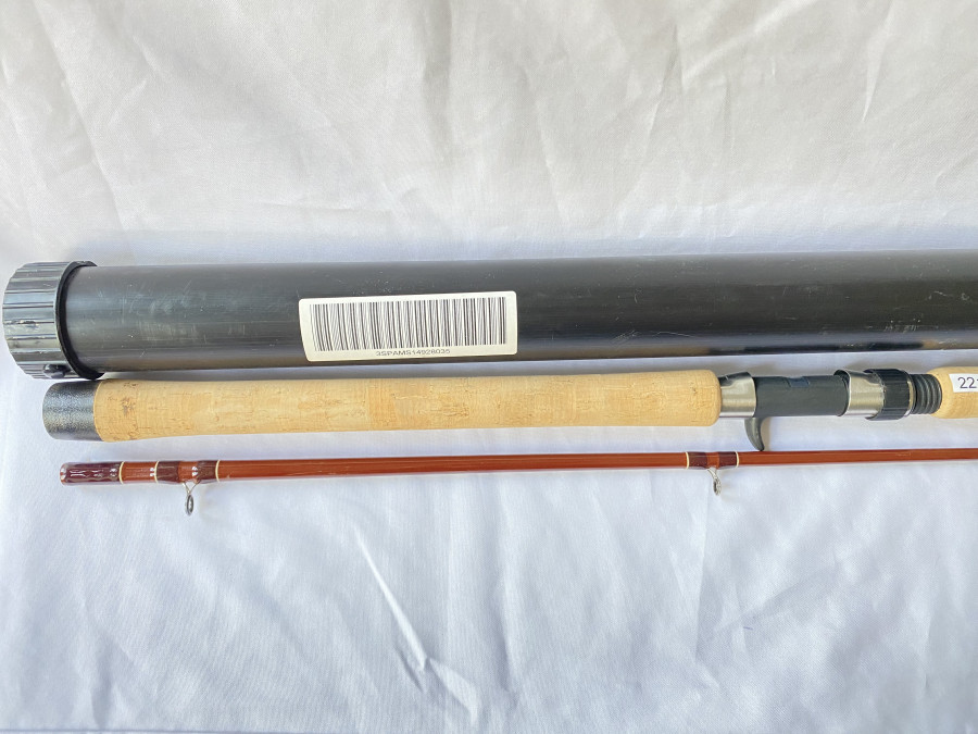 Spinnrute Fenwick Baicaster Classic Glass FS83C, 2tlg., 8.3", 1/4-5/8oz., 6-17 lb, kein Futteral, wie neu, Flambeau Rutentransportrohr 80-150cm