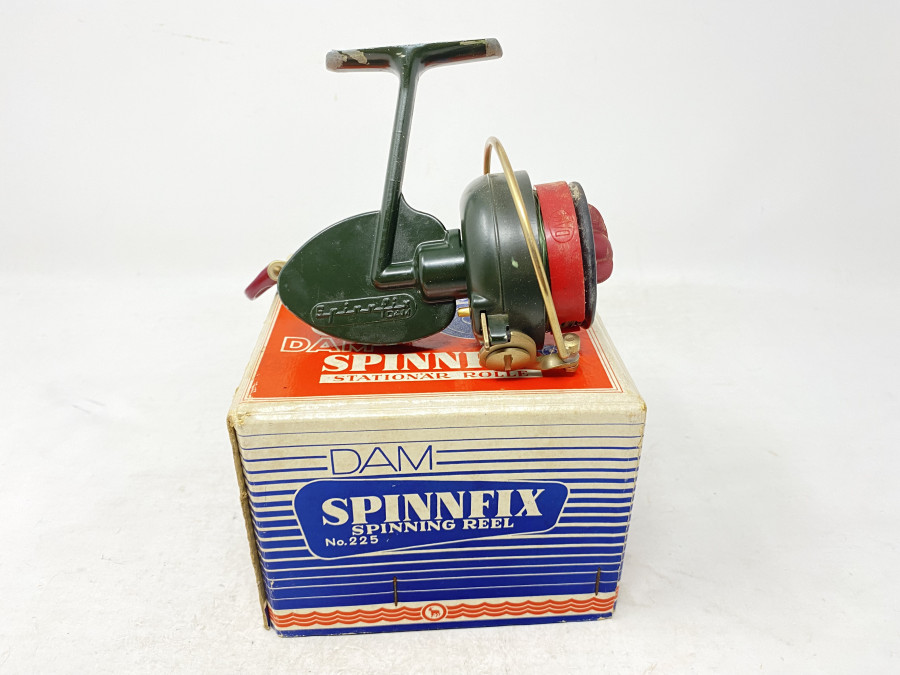 Stationärrolle, DAM Spinnfix, Gebrauchsspuren, im Karton