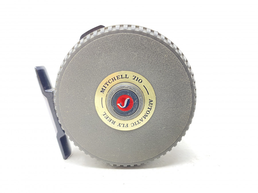 Fliegenrolle, Mitchell 710, Automatic Fly Reel, technisch gut, Gebrauchsspuren