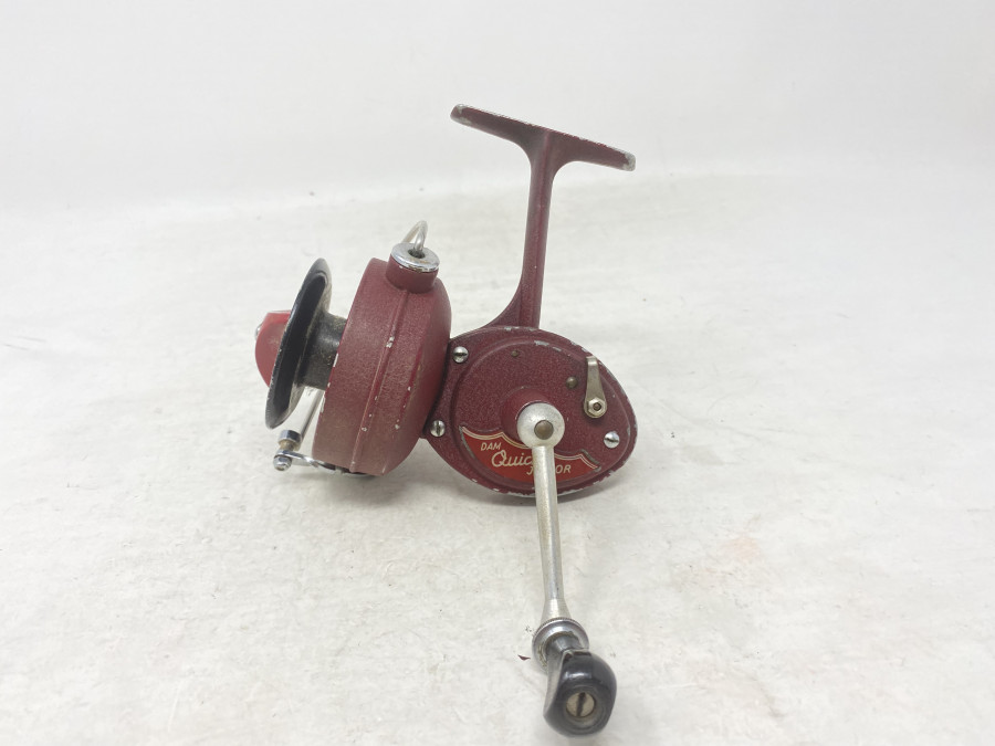 Stationrärolle, DAM Quick Junior, Made in West Germany, Gebrauchsspuren