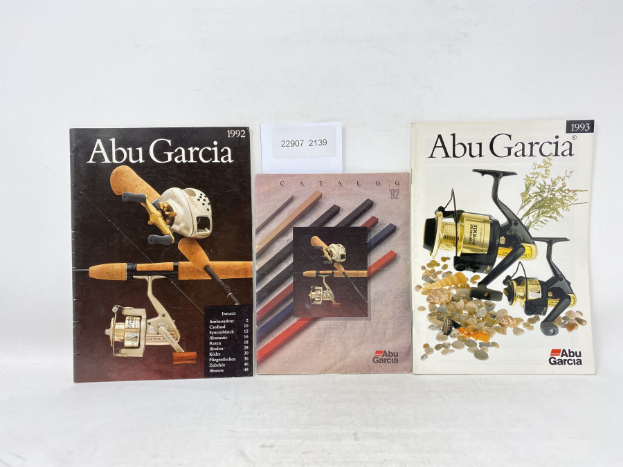 3 Katalog:  ABU Garcia 92, 1992, 1993