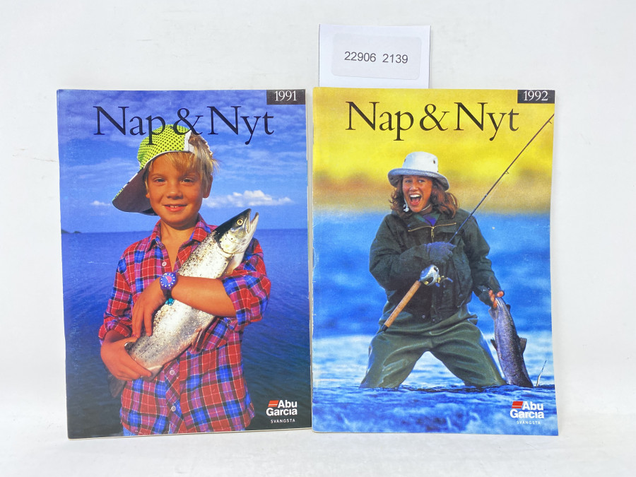 2 ABU Garcia Svangsta Kataloge: Nap & Nyt 1991, 1992