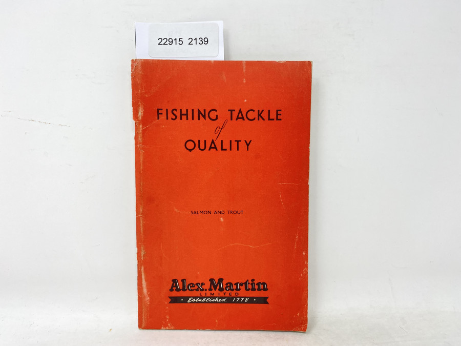 Katalog: Alex. Martin Fishing Tackle of Quality, 1956