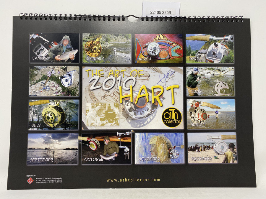 Wandkalender 2010, The Art of Hart, mit Signatur von Ari, sehr schöne Bilder