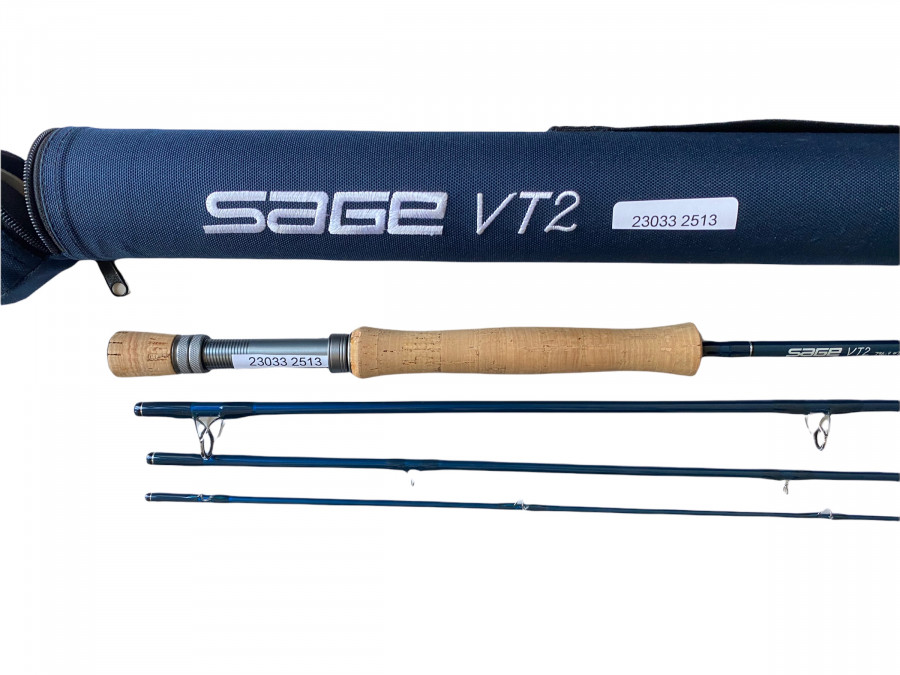 Fliegenrute, Sage VT2, 796-4, #7 Line, 9.6", 3 11/16 OZ, Cordurarohr, Gebrauchsspuren