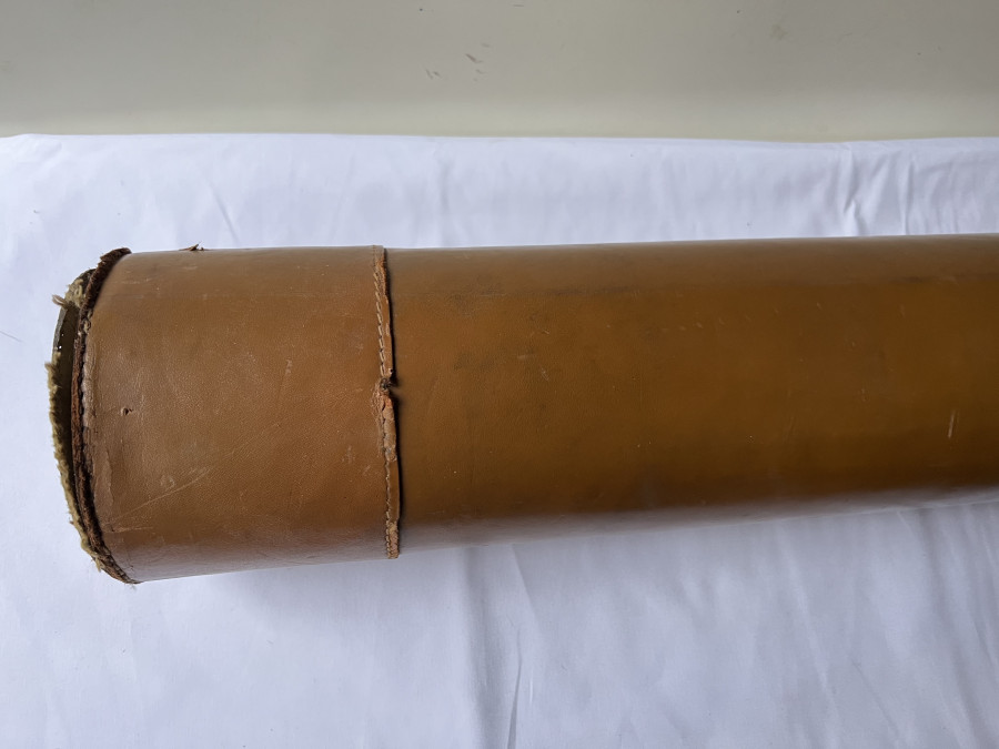 Leder Transportrohr, 13 0mm Durchmesser, 1020mm lang, reparaturbedürftig