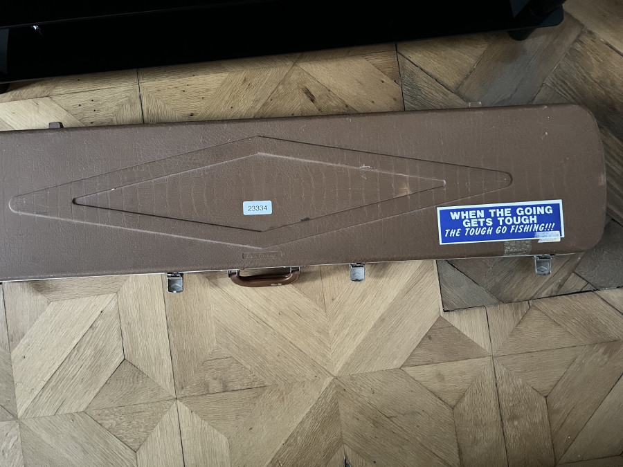 Gewehr- oder Angelgerätekoffer, Gun Bourd, 1300x300x100mm, Schaumstoffeinlage, starke Gebrauchsspuren