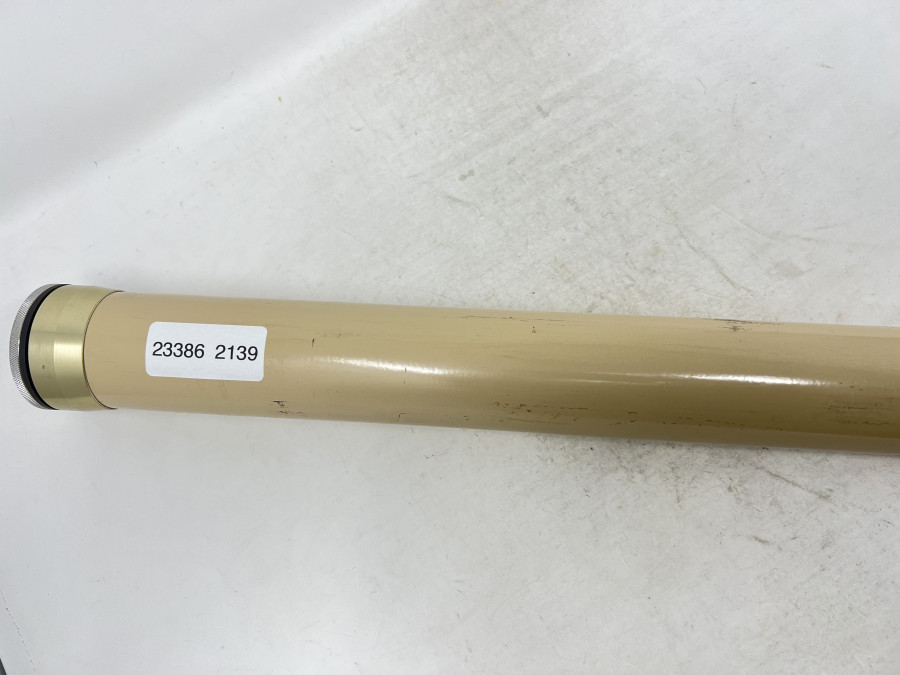 Alu Transportrohr, beige, 60mm Durchmesser, 1,35m lang, Gebrauchsspuren