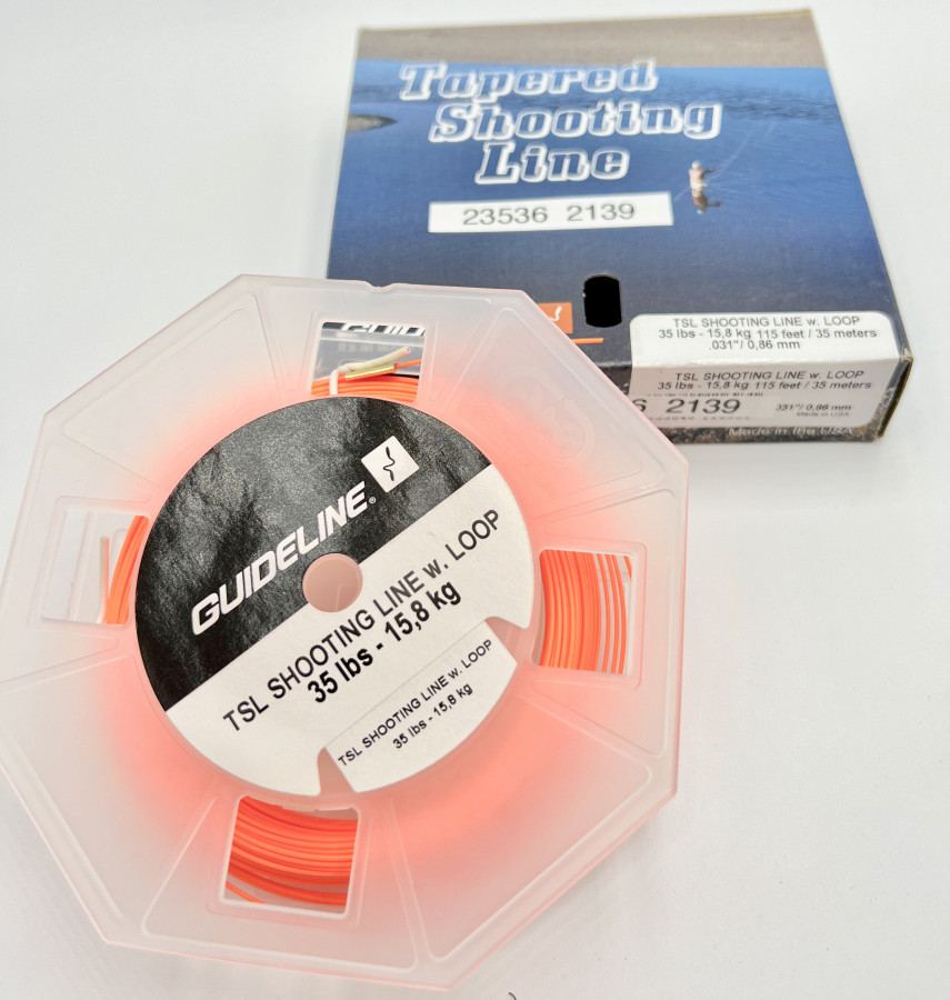 Fliegenschnur, Guideline Tapered Shooting Line TSL Shooting Line w. Loop, 15,80 kg, 35m, 0,86, neu im Karton