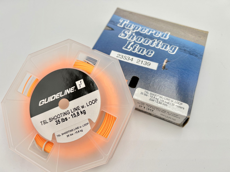 Fliegenschnur, Guideline Tapered Shooting Line TSL Shooting Line w. Loop, 15,80kg, 35m, 0,94mm, neu im Karton