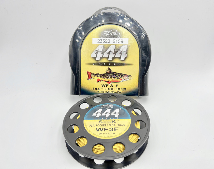Fliegenschnur, Cortland 444 Classic Sylk Flt.Rocket / Flot.Fusse, WF 3 F, neu