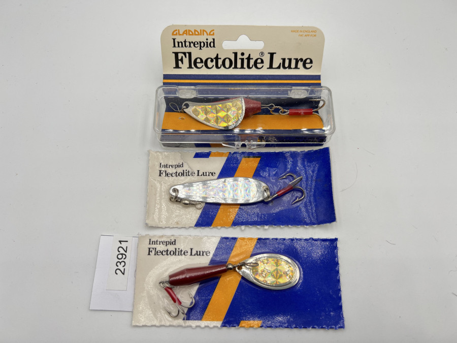 3 Kunstköder, Intrepid Flectolite Lure, 19gr, 12gr und 10gr, ungefischt
