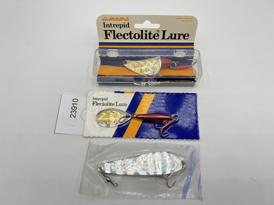 3 Kunstköder, Intrepid Flectolite Lure, 22gr, 19gr und 12gr, ungefischt