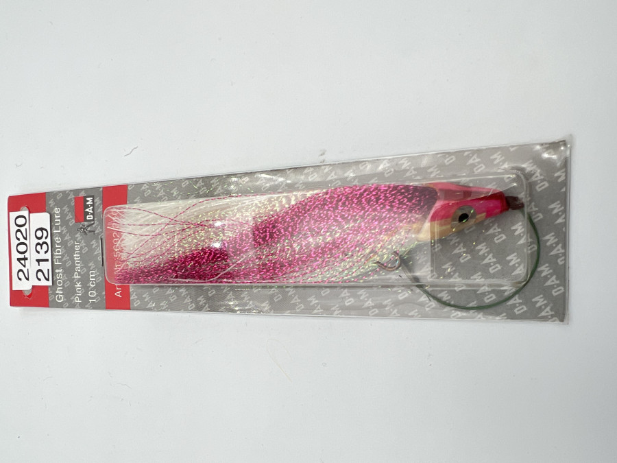 DAM Ghost Fibre Lure, Pink Panther, 10cm
