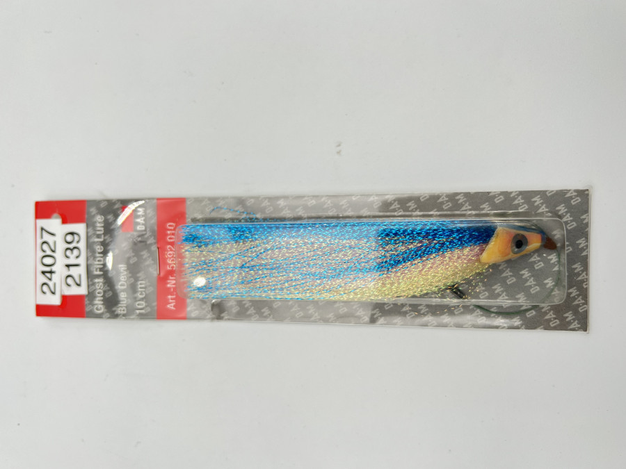 DAM Ghost Fibre Lure, Blue Devil, 10cm