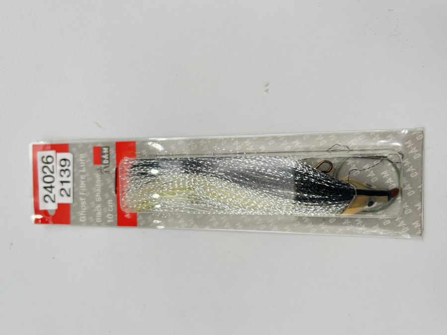 DAM Ghost Fibre Lure, Black Shadow, 10cm