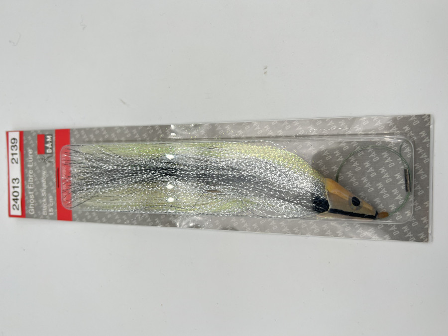 DAM Ghost Fibre Lure, Black Shadow, 15cm